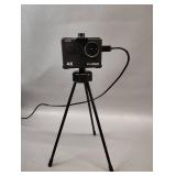 TESTED WORKING AKASO 4K ACTION CAMERA WITH TRI POD AND CHARGER