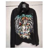 ED HARDY HOODY SIZE LARGE