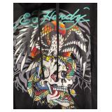 ED HARDY HOODY SIZE LARGE