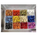 3 STORAGE Containers with Jewelry Beads