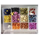 3 STORAGE Containers with Jewelry Beads