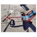 ROLLER RACER BRAND GO KART IN RED BLACK AND BLUE