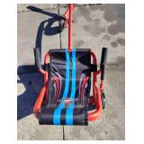 ROLLER RACER BRAND GO KART IN RED BLACK AND BLUE
