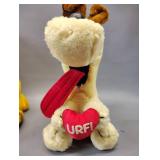 VINTAGE GARFIELD AND ODDIE STUFFED TOYS