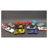Mixed Lot of 12 Miniature Toy Cars Almost all Hot Wheels