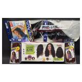 Hair Extension Product Bundle and Giofna Wood Handled Brush