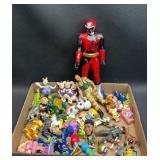 Mixed Toy Lot with Power Ranger Figure