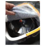 Mop and Bucket Set, Spin Mop with Separate Dirty Water System, Deep-Cleaning Mops for Floors, Versatile Mops for Walls TUB AND PADS ONLY