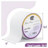 Bates Anti Slip Tape - 4 Inch, 30 Feet, Grip Tape, Non Skid, Traction Tape for Wood Stair Treads