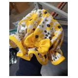 Aalizzwell 2T - 3T Little Girls Sunflower Bikini Set Toddler Bathing Suit Swimwear Swimsuit Swimming Beach Wear BONNET ONLY