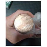 Glytterati Hammered Copper Water Bottle (34 oz/1000ml) (Set of 2) | Pure Copper Bottle For Drinking Water