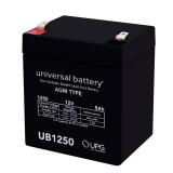 Universal UB1250 D5741 SLA Battery 12V/ 5AH .187 Tt