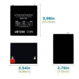 Universal UB1250 D5741 SLA Battery 12V/ 5AH .187 Tt