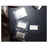 JUOIFIP 10 Pack 3x4 Acrylic Polaroid Magnets Picture Frame for Refrigerator, Scalloped Clear Frames for Instax Photo, Wallet Size Mini Frame for Fridge