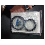 VONDERSO 6 Inch Floating House Numbers for Outside,Modern Black Metal Address Number 8,Durable Weather-Resistant Powder Coated Finish,No Fading(Glossy Black)