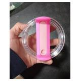 1 Pcs Replacement 40 oz Tumbler Lid Compatible with Stanley Cup, Dustproof Spill Proof Splash Resistant Tumbler Covers Fit for Stanley Tumbler and More Coffee Mugs (Hot Pink)