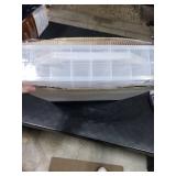 DreamGenius Nail Polish Organizer Case for 48 Bottles with 2 Nail Separators, Double Side Gel Nail Polish Holder with Adjustable Dividers, Clear