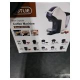 KOTLIE 5in1 19Bar Multicapsule Espresso Coffee Machine, Cold&Hot Brewing Single-Serve Coffee Maker, Cappuccino&Latte Maker for Kcup/Dolce Gusto/Nespresso Original/GroundCoffee/44mm ESE EM-308A (White)