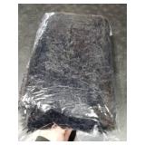 OLANLY Area Rugs for Living Room Bedroom, Machine Washable 4x5.9 ft Soft Fluffy Shaggy Bedside Rug, Indoor Floor Carpet for Kids Girls and Boys, Dorms, Nursery Rooms, Home Decor Aesthetic, Black