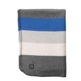 Arcturus Rainier Wool Blanket - 4.5lbs Warm, Heavy, Washable, Large | Great for Camping, Outdoors, Survival & Emergency Kits (White Blue Gray)