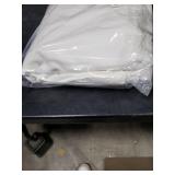 JELLYMONI Washed Cotton Duvet Cover - Off White, Queen Size 90x90 Inches, 3-Piece Bedding Set with Button Closure, Includes 1 Duvet Cover & 2 Pillowcases (Comforter Not Included)