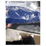 OLANLY Bathroom Rugs 59x20, Extra Soft Absorbent Chenille Bath Rugs, Rubber Backing Quick Dry, Machine Washable Bath Mats for Bathroom Floor, Tub and Shower, Home Decor Accessories, Navy