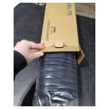 BEDELITE Fleece Blanket King Size 3D Ribbed Jacquard Soft and Warm Decorative Fuzzy Blankets Cozy, Fluffy, Plush Lightweight Throw Blankets for Couch, Bed, Sofa(Black, 108x90 inches)