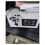 Zivron WiFi Weather Station Wireless Indoor Outdoor Thermometer, Large Display with Rain Gauge and Wind Speed