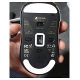 MAMBASNAKE Attack Shark X3MAX Wireless Gaming Mouse,PixArt PAW3950 42000 DPI,49g Ultralight Tri-Mode(BT5.4/2.4GHz/Wired), 1K Polling Rate Programmable Computer Mice for PC/MAC/Win - Black&Tape