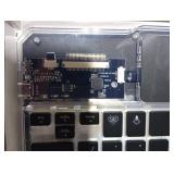 Transparent Wireless Keyboard with 7 Colors Backlits, Rechargeable, Fast BT Connection, Media Function Keys, Transparent Acrylic, Large Capacity Battery (Black)