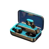 TWS Bluetooth 5.0 Earbuds with Charging Case, IPX8 Waterproof, 48H Playtime, Dual Mic, 10mm Drivers, LED Display, Touch Controls, for iPhone Android