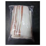 WANLIRD Boho Throw Pillow Covers 18x18 Set of 2 Christmas Decorative Cushion Case Striped Square Pillows Cover Chenille Pillow Cases Accent Neutral Pillowcase for Sofa Couch Bed,White Wine-red