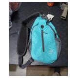 WATERFLY Crossbody Sling Backpack Sling Bag Travel Hiking Chest Bag Daypack