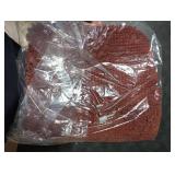 OLANLY Bathroom Rugs 30x20, Extra Soft Absorbent Chenille Bath Rugs, Rubber Backing Quick Dry, Machine Washable Bath Mats for Bathroom Floor, Tub and Shower, Home Decor Accessories, Andorra Red-Brown