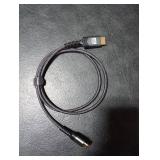 JSAUX Mini HDMI to HDMI Cable 3FT, [Aluminum Shell, Braided] High Speed 4K 60Hz HDMI 2.0 Cord, Compatible with Camera, Camcorder, Tablet and Graphics/Video Card, Laptop, Raspberry Pi Zero W - Grey