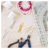 Sureio 500 Pcs Flat Head Pins for Jewelry Making, 2 Inch Straight Pins Metal Jewelry Making, Flat Head pin Jewelries Findings Eye Pin for DIY Craft Earring Bracelet Necklace Pendant(Gold, Silver)