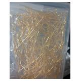 Sureio 500 Pcs Flat Head Pins for Jewelry Making, 2 Inch Straight Pins Metal Jewelry Making, Flat Head pin Jewelries Findings Eye Pin for DIY Craft Earring Bracelet Necklace Pendant(Gold, Silver)
