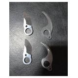 Electric Pruning Shears Cutter, 4 PCS Carbon Steel Blades Replacement Accessories Gardening Carbon Steel Pruner Shear Replaceable Electric Pruning Replacement for Fruit Trees