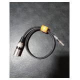 Tisino 3.5mm to XLR Cable Unbalanced Mini Jack 1/8 inch to XLR Male Adapter Microphone Cord- 1.6ft/50cm