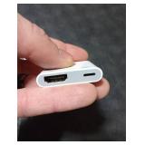 Lightning to HDMI Adapter [Apple MFi Certified] HDMI Digital AV Adapter 1080P Sync Screen Cable with Charging Port Compatible with iPhone on TV/Projector/Monitor No Power Needed