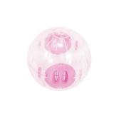 Andiker Hamster Ball, 5.52in Transparent Hamster Running Ball with Breathable Holes Easy to Install Hamster Exercise Ball for Small Animals to Keep Fit or Do More Sports Hamster Wheels (Pink)