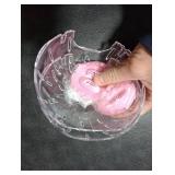 Andiker Hamster Ball, 5.52in Transparent Hamster Running Ball with Breathable Holes Easy to Install Hamster Exercise Ball for Small Animals to Keep Fit or Do More Sports Hamster Wheels (Pink)