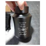 DAIFFUNE 6 Inch Pet Urn for Ashes - Dog or Cat Memorial Urn with Paw Print Design - Laser Engraving for Meaningful Words