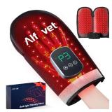 Cordless Red Light Therapy Glove for Hand, Rechargeable Dual-Sided 112 LEDs Near Infrared Light Therapy Device for Hand Fingers Wrist