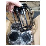 AOUNQ Solar Lanterns Outdoor Waterproof 4 Pack, 14.37
