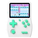32 Bit Handheld Games for Kids Preloaded 139 Video Games, Portable Video Gaming Player with 3.0 IPS Screen and Rechargeable Battery, Mini Travel Games Electronic Gifts Toys for Boys Girls, White