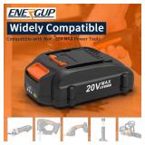 Energup 20Volt Replace for Worx 20V Battery and Charger Kit, Compatible with Worx 20Volt WA3520 WA3525 WA3575 WG151s WG251s WG540s WG545s WG890 WG891, with Works 20V Lithium Battery Charger