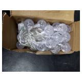 Minetom Crystal Globe String Lights Battery Operated - 17 ft 30 LED Globe Fairy Lights with Remote and 8 Modes, Waterproof for Bedroom Tent Loft Camping Porch Patio Party Wedding Decor, White