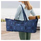 Boulder Bee Yoga Mat Bag with Wet Pocket, Large Yoga Mat Carrier, Yoga Gifts for Women, Gym Tote Bag for Travel Office Beach Workout