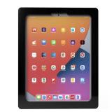 TABcare Anti-Theft Acrylic VESA Enclosure for Apple iPad Pro 12.9 2018 2020 2021 with Free Wall Mount Kit & 90-Degree Angle USB C Cable (iPad Pro 12.9 3/4/5, Black)